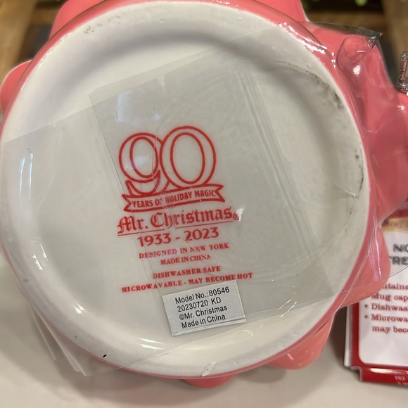 Mr. Christmas nostalgic tree mug set - Picture 5 of 5